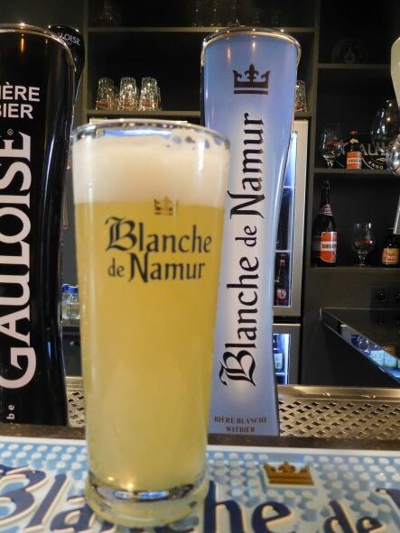 Blanche de Namur bier op gist