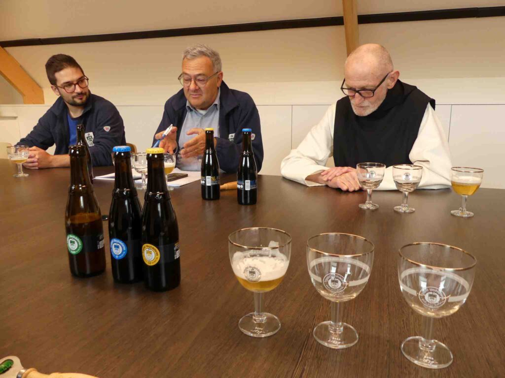 Laurens Debyser, Alain Monteyne en Broeder Joris van Westvleteren